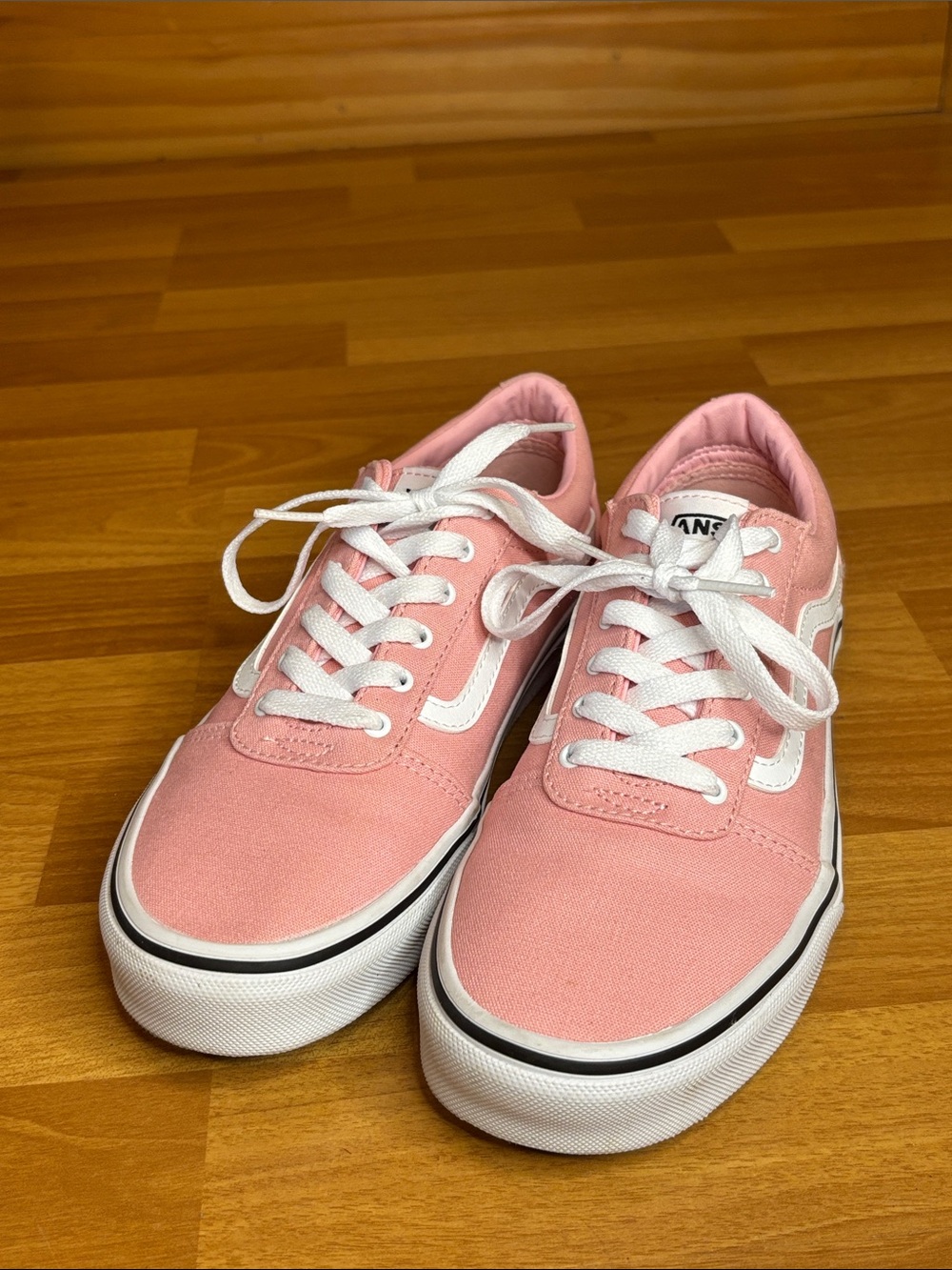 Vans Pink Canvas Old Skool Low-Top Sneakers for Women